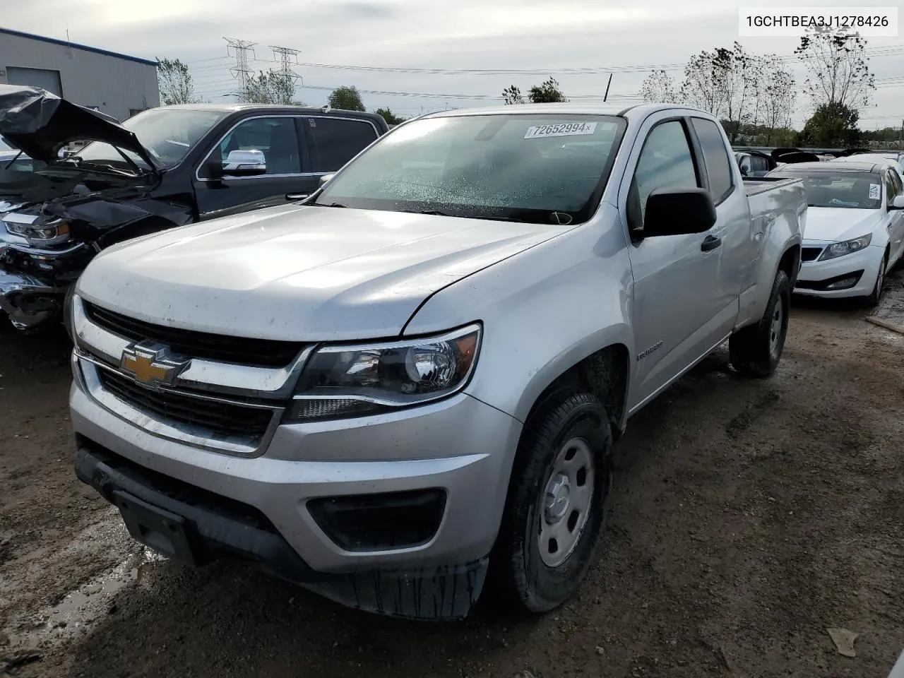 2018 Chevrolet Colorado VIN: 1GCHTBEA3J1278426 Lot: 72652994