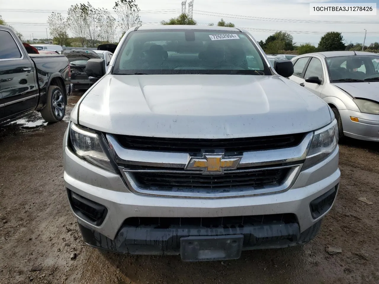 2018 Chevrolet Colorado VIN: 1GCHTBEA3J1278426 Lot: 72652994