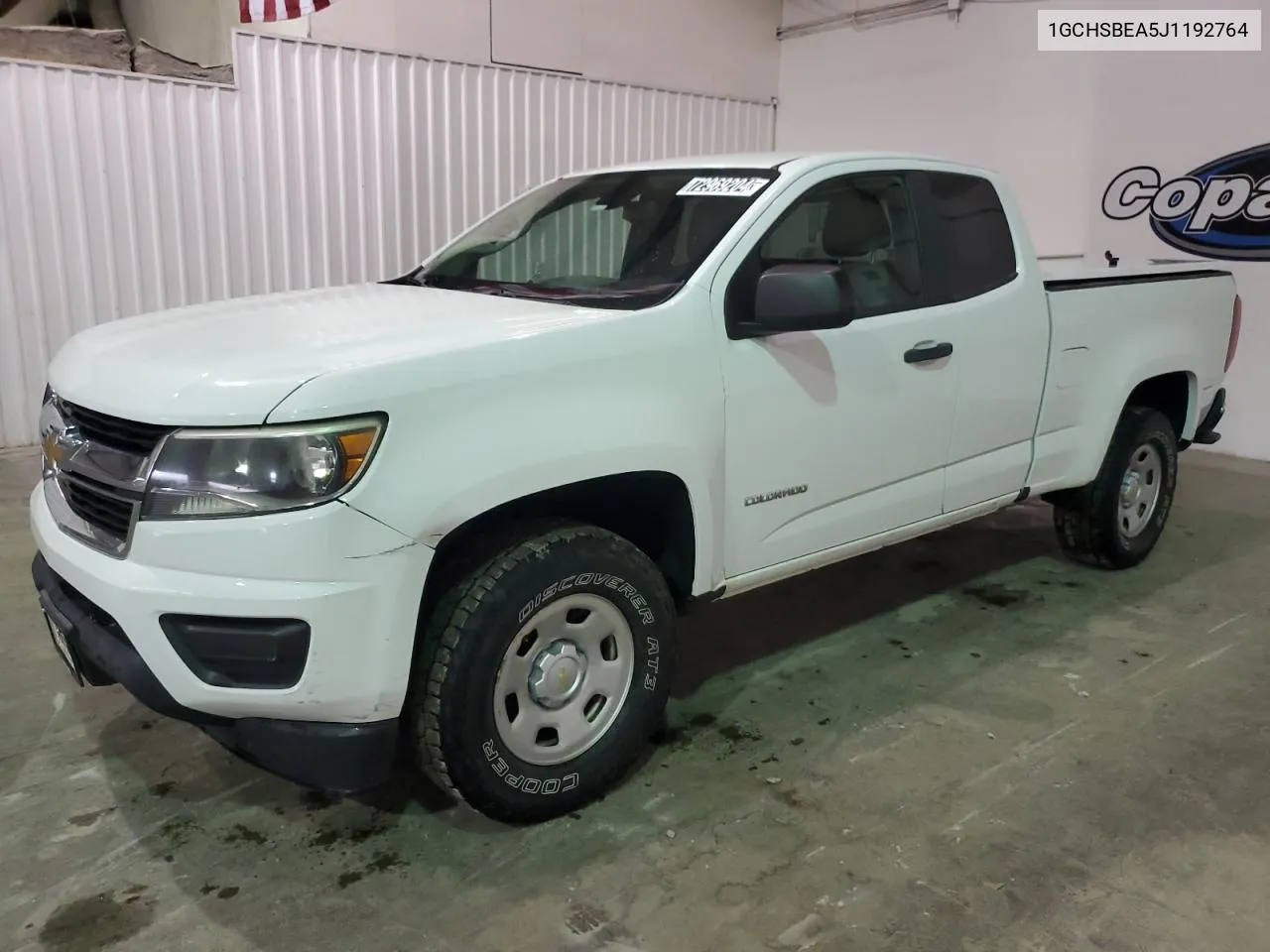 2018 Chevrolet Colorado VIN: 1GCHSBEA5J1192764 Lot: 72969204