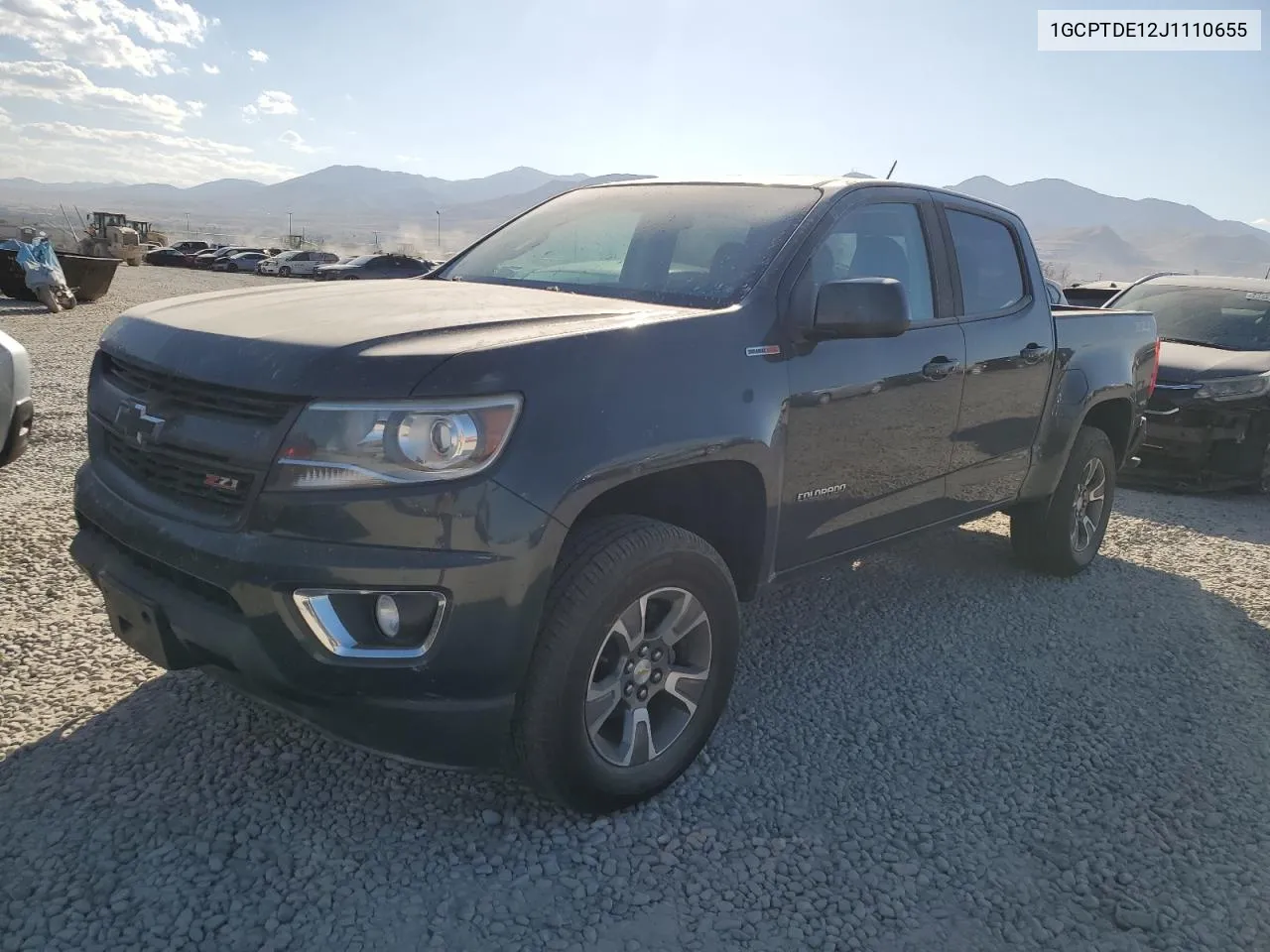 2018 Chevrolet Colorado Z71 VIN: 1GCPTDE12J1110655 Lot: 73012504