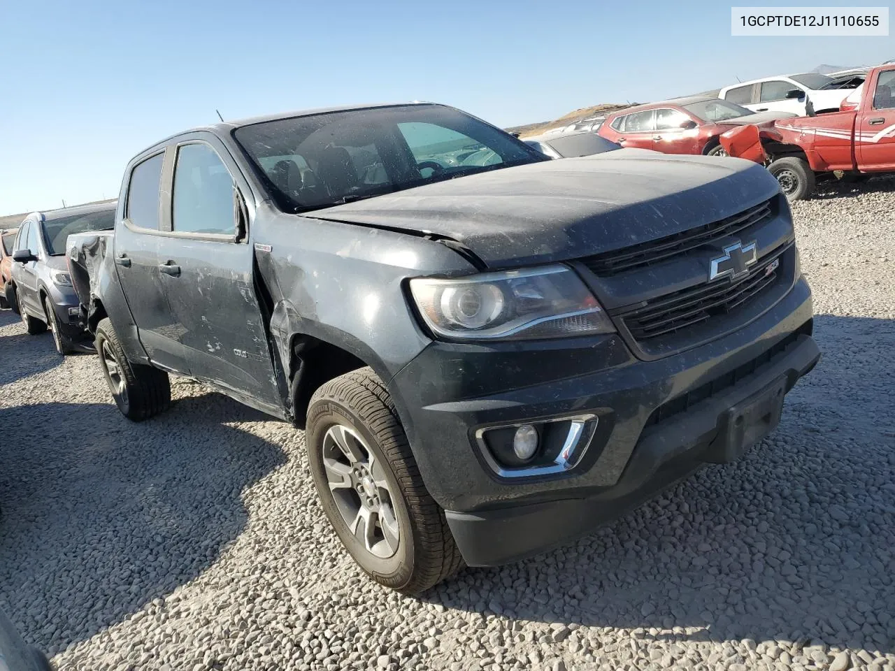 2018 Chevrolet Colorado Z71 VIN: 1GCPTDE12J1110655 Lot: 73012504