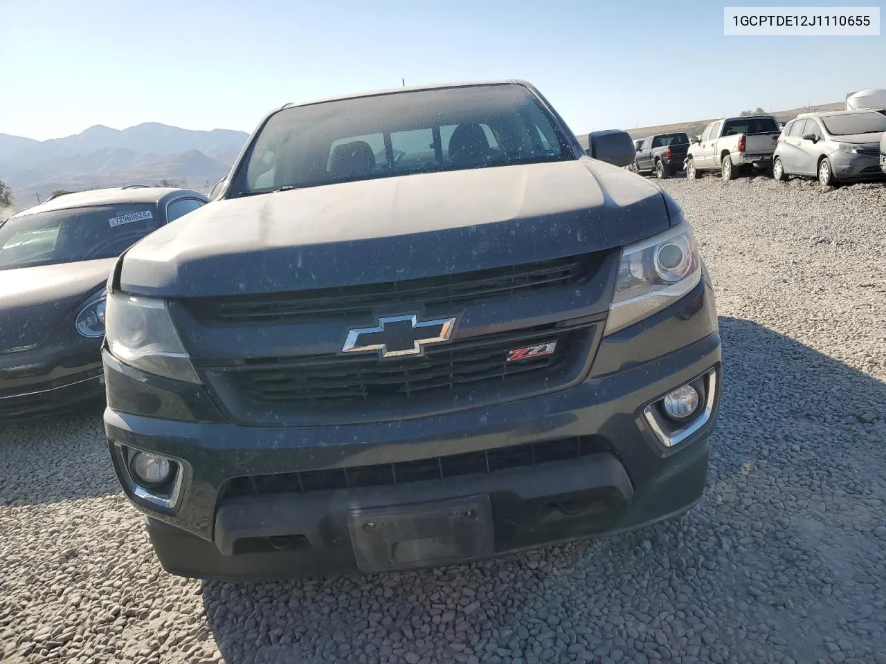 2018 Chevrolet Colorado Z71 VIN: 1GCPTDE12J1110655 Lot: 73012504