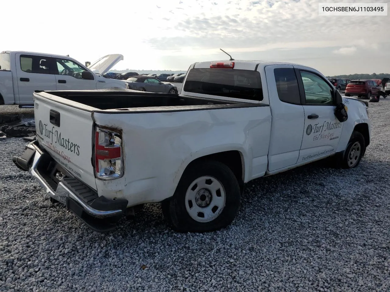 2018 Chevrolet Colorado VIN: 1GCHSBEN6J1103495 Lot: 73359274