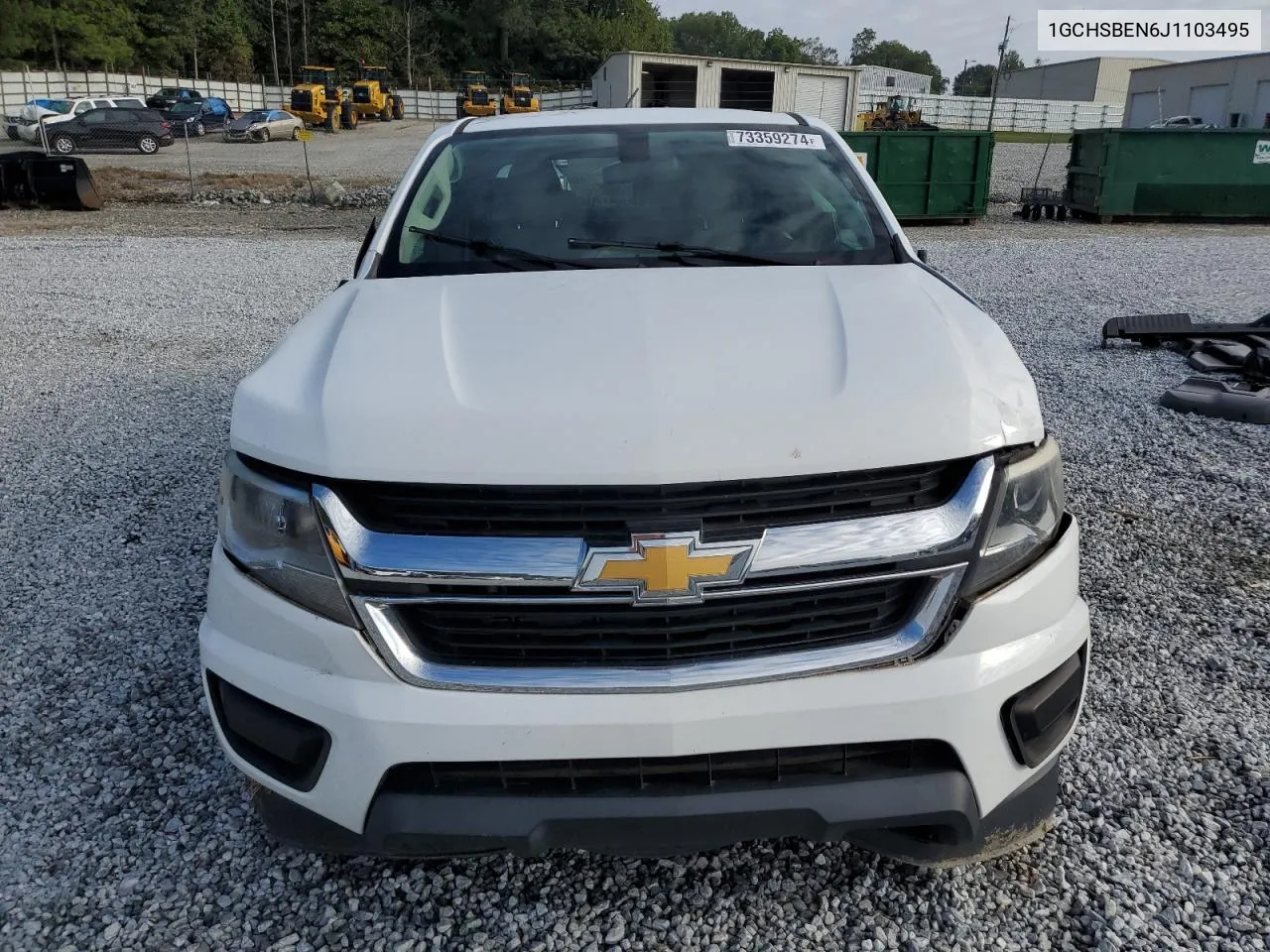 2018 Chevrolet Colorado VIN: 1GCHSBEN6J1103495 Lot: 73359274