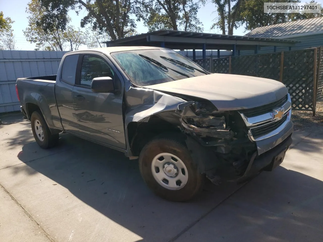 2018 Chevrolet Colorado VIN: 1GCHSBEA1J1297401 Lot: 73567114