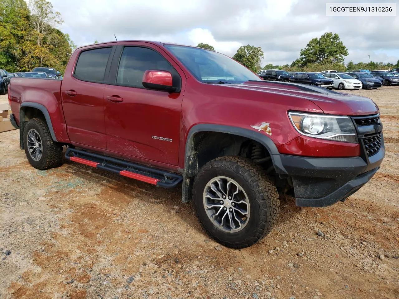 2018 Chevrolet Colorado Zr2 VIN: 1GCGTEEN9J1316256 Lot: 73753394