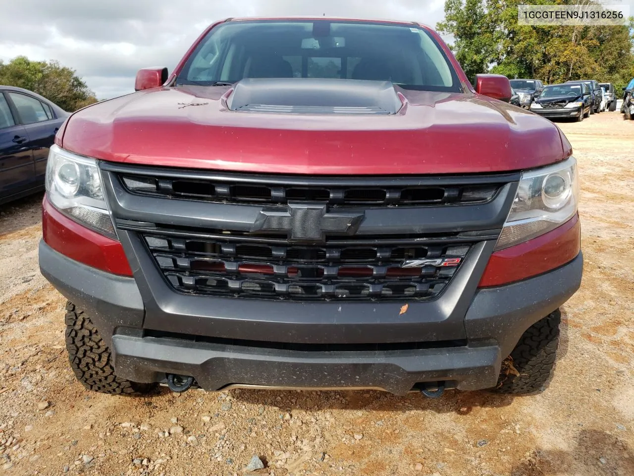 2018 Chevrolet Colorado Zr2 VIN: 1GCGTEEN9J1316256 Lot: 73753394