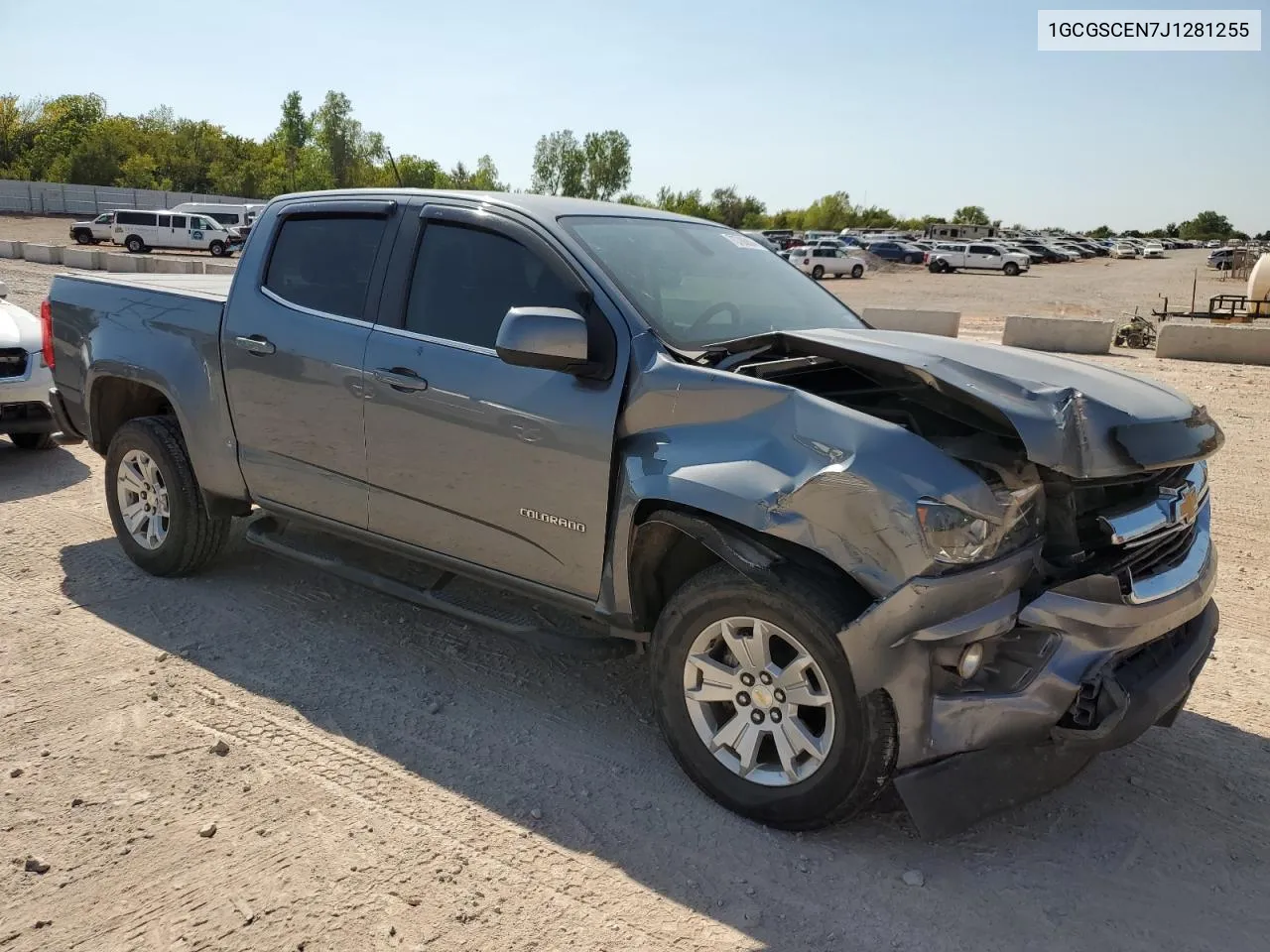 2018 Chevrolet Colorado Lt VIN: 1GCGSCEN7J1281255 Lot: 73786804