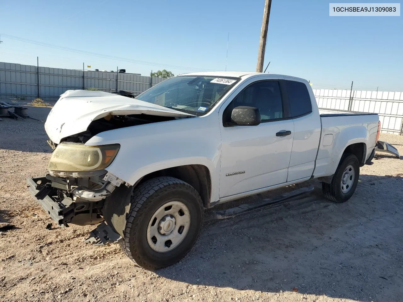 2018 Chevrolet Colorado VIN: 1GCHSBEA9J1309083 Lot: 74061364