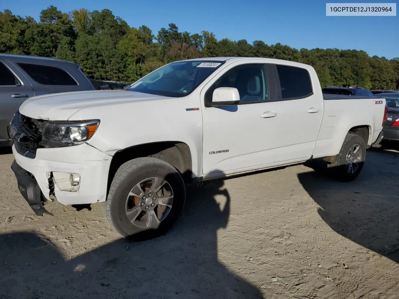 2018 Chevrolet Colorado Z71 VIN: 1GCPTDE12J1320964 Lot: 74100024