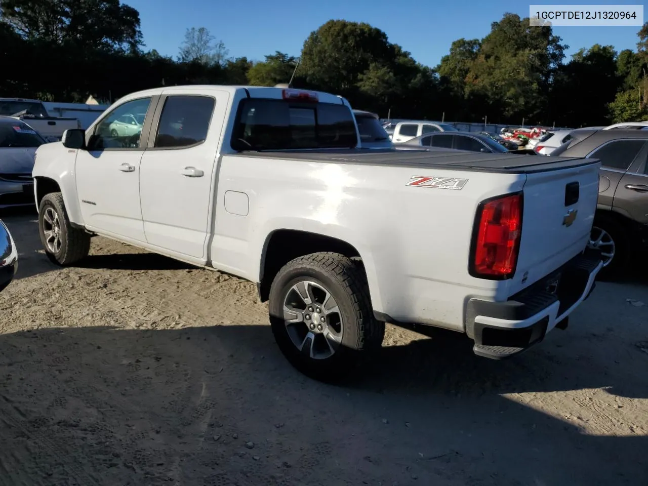 2018 Chevrolet Colorado Z71 VIN: 1GCPTDE12J1320964 Lot: 74100024