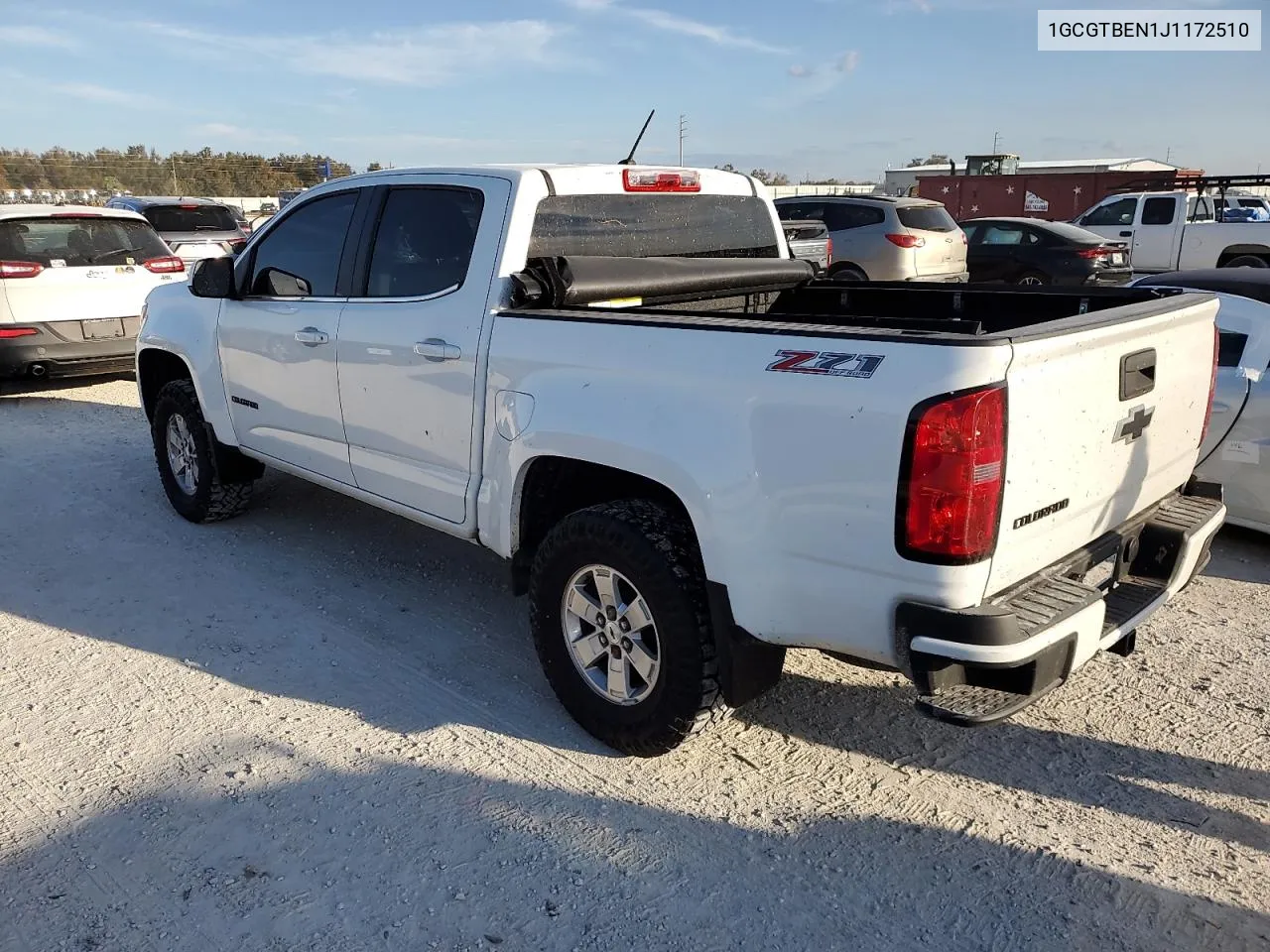 2018 Chevrolet Colorado VIN: 1GCGTBEN1J1172510 Lot: 74114054