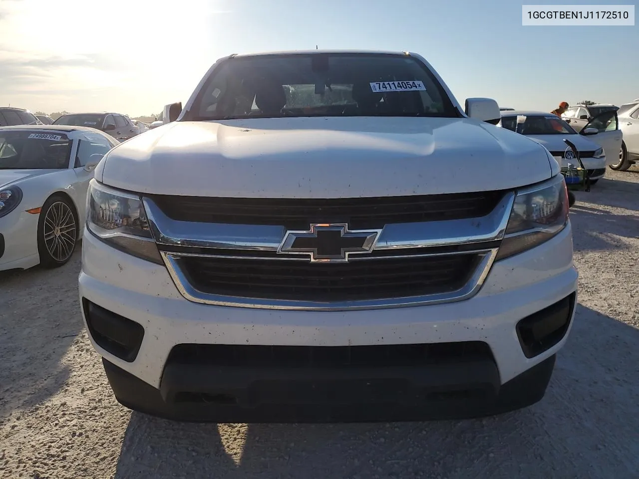 2018 Chevrolet Colorado VIN: 1GCGTBEN1J1172510 Lot: 74114054