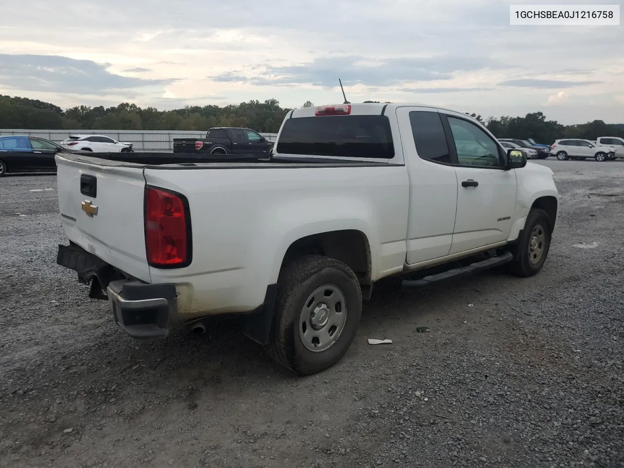 2018 Chevrolet Colorado VIN: 1GCHSBEA0J1216758 Lot: 74493994