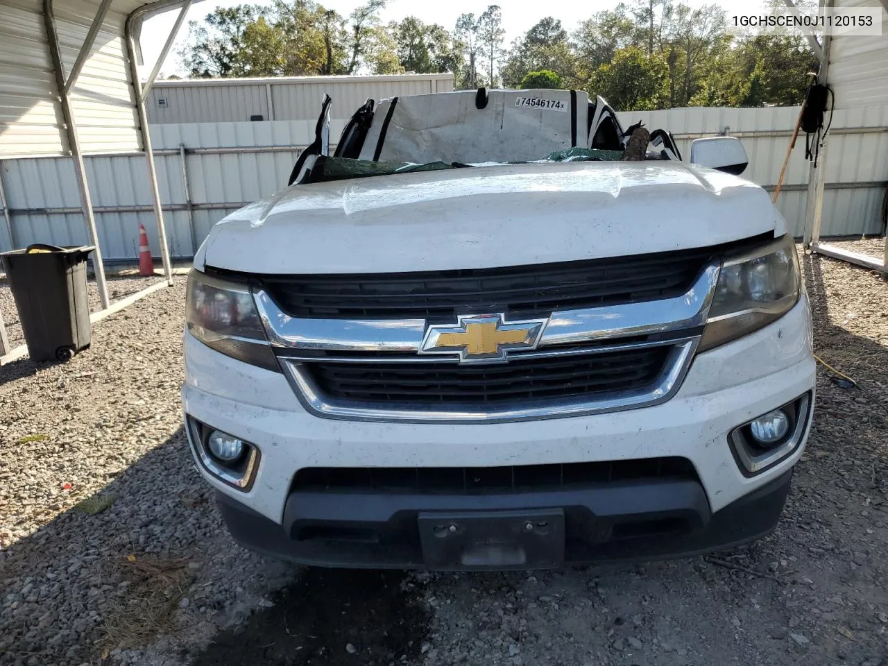 2018 Chevrolet Colorado Lt VIN: 1GCHSCEN0J1120153 Lot: 74546174