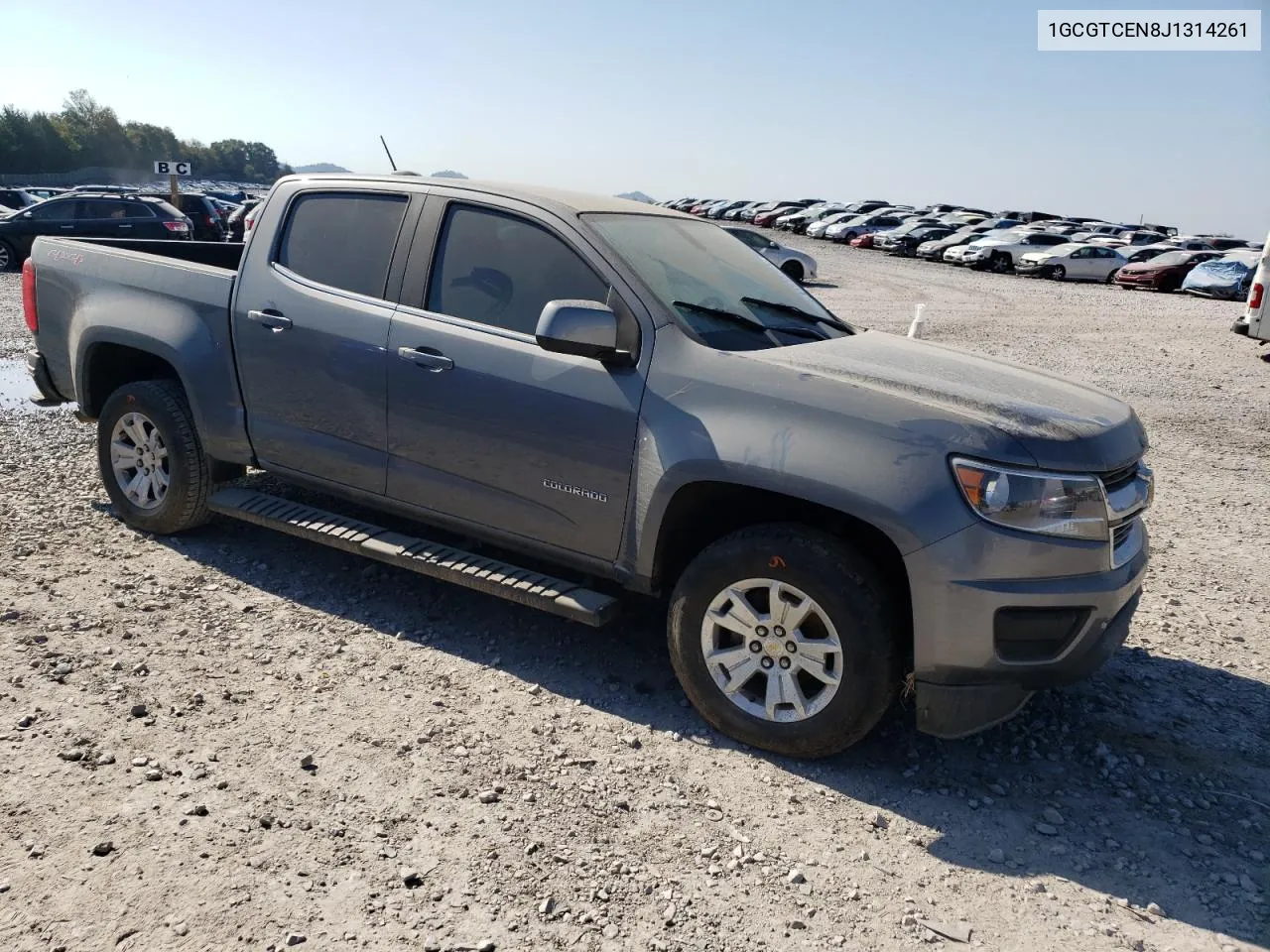 2018 Chevrolet Colorado Lt VIN: 1GCGTCEN8J1314261 Lot: 74548724