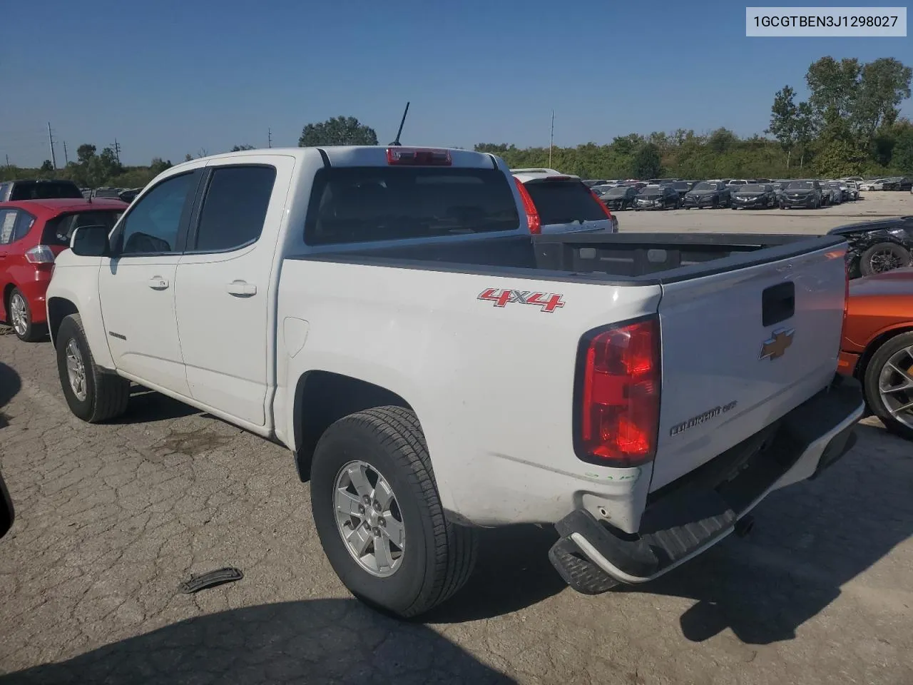 2018 Chevrolet Colorado VIN: 1GCGTBEN3J1298027 Lot: 74762494