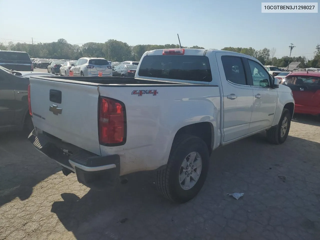 2018 Chevrolet Colorado VIN: 1GCGTBEN3J1298027 Lot: 74762494