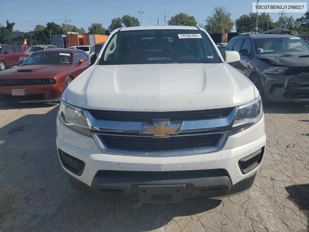 2018 Chevrolet Colorado VIN: 1GCGTBEN3J1298027 Lot: 74762494