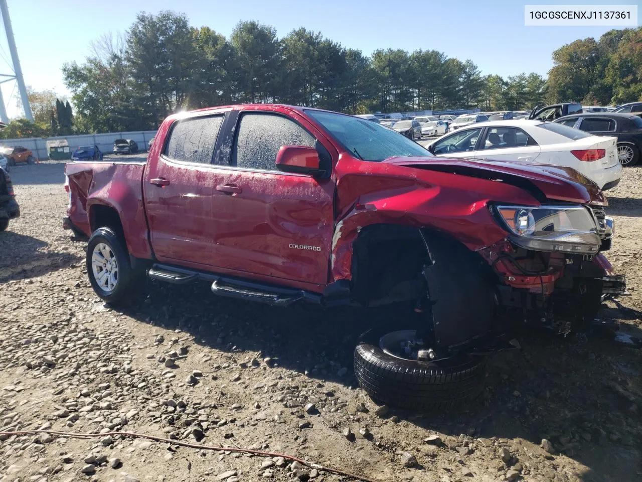 1GCGSCENXJ1137361 2018 Chevrolet Colorado Lt