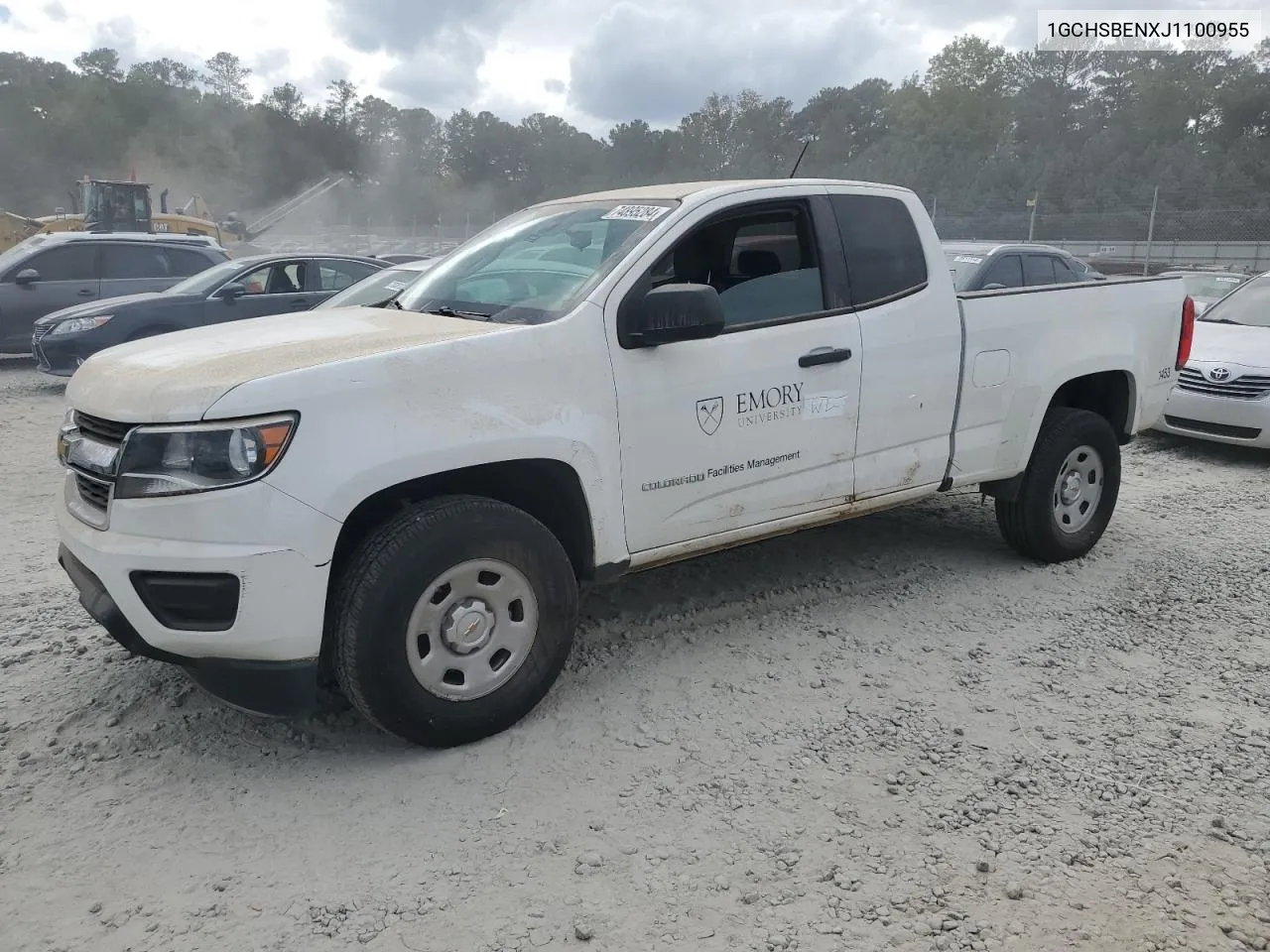 2018 Chevrolet Colorado VIN: 1GCHSBENXJ1100955 Lot: 74895284