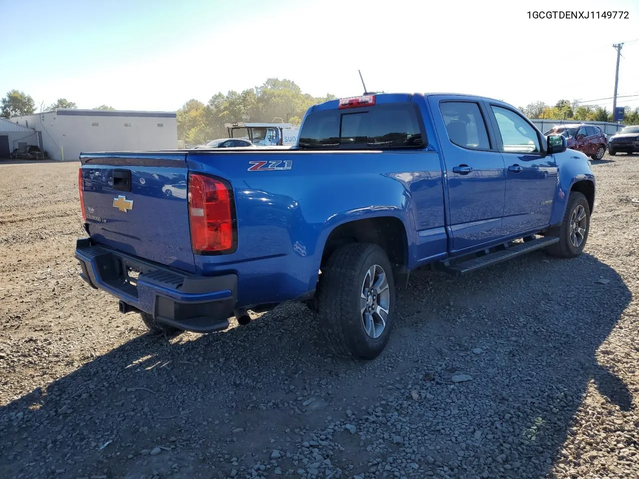 2018 Chevrolet Colorado Z71 VIN: 1GCGTDENXJ1149772 Lot: 75013464