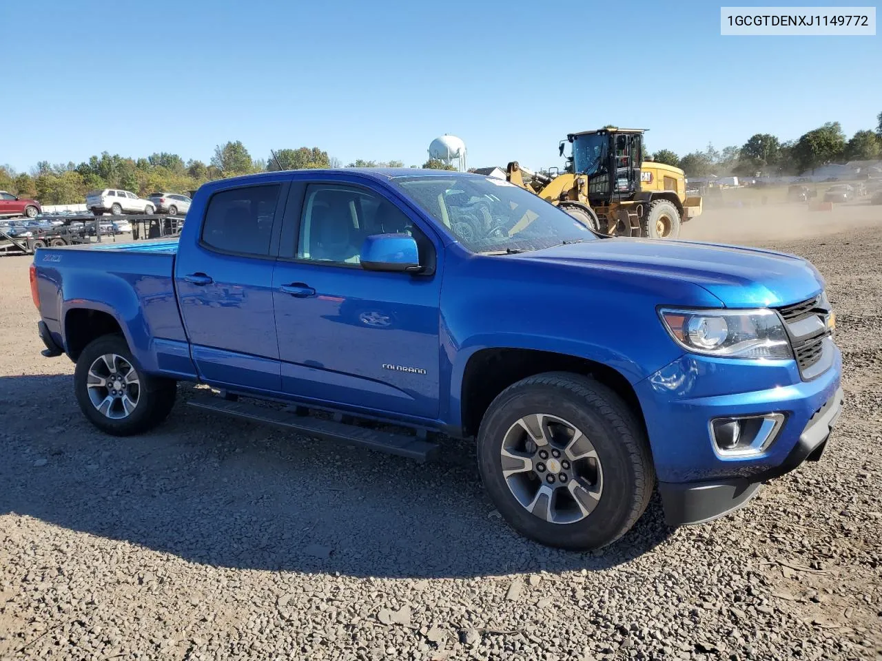 2018 Chevrolet Colorado Z71 VIN: 1GCGTDENXJ1149772 Lot: 75013464