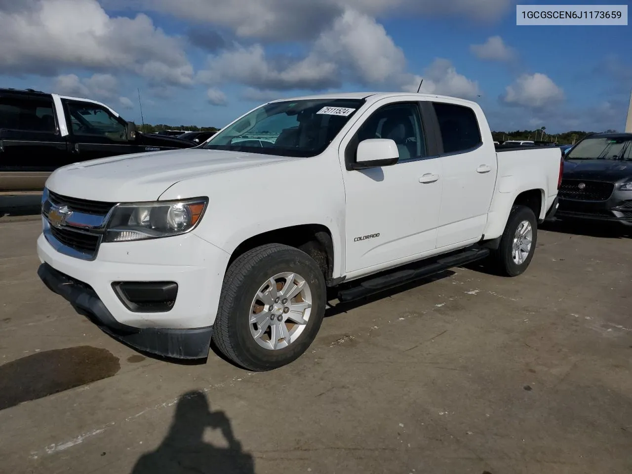 1GCGSCEN6J1173659 2018 Chevrolet Colorado Lt