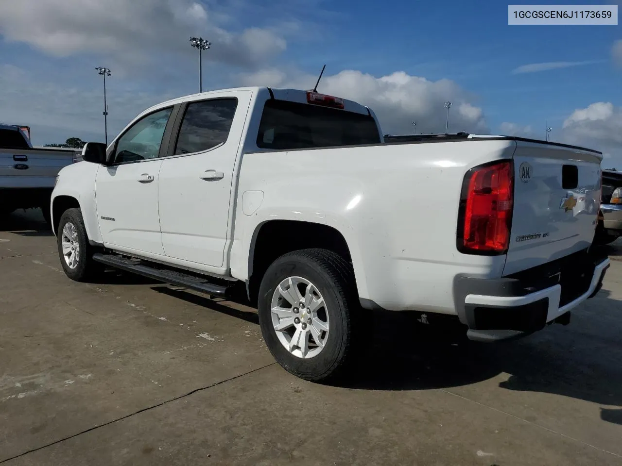 2018 Chevrolet Colorado Lt VIN: 1GCGSCEN6J1173659 Lot: 75111524