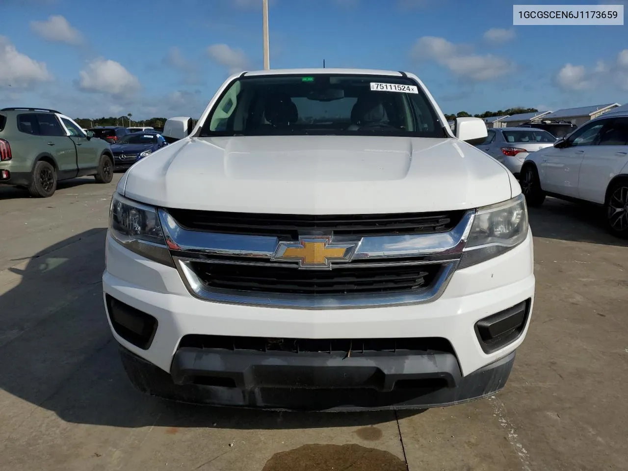 2018 Chevrolet Colorado Lt VIN: 1GCGSCEN6J1173659 Lot: 75111524