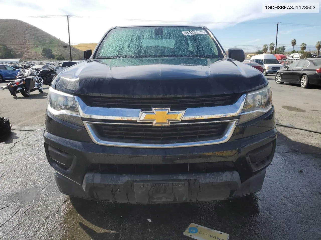 2018 Chevrolet Colorado VIN: 1GCHSBEA3J1173503 Lot: 75190004