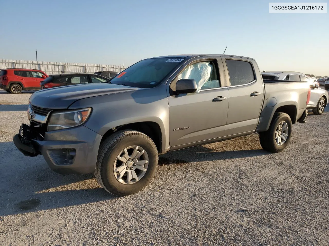 2018 Chevrolet Colorado Lt VIN: 1GCGSCEA1J1216172 Lot: 75222454