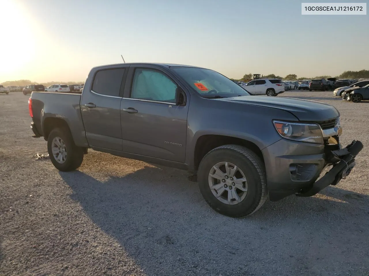 2018 Chevrolet Colorado Lt VIN: 1GCGSCEA1J1216172 Lot: 75222454