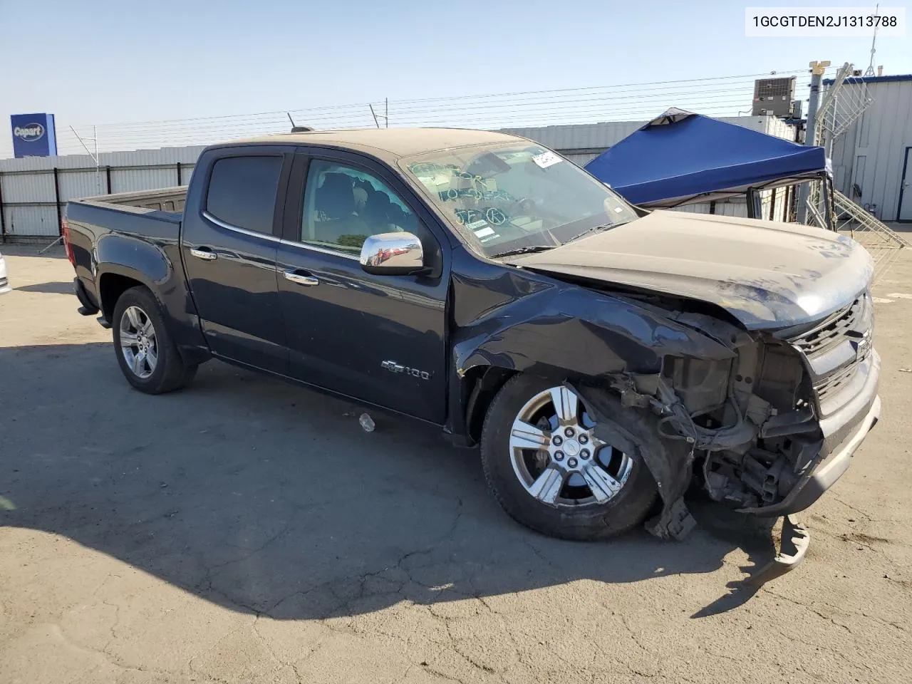 2018 Chevrolet Colorado Z71 VIN: 1GCGTDEN2J1313788 Lot: 75254334