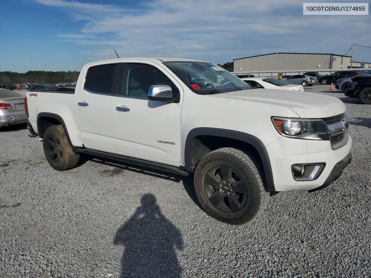 2018 Chevrolet Colorado Lt VIN: 1GCGTCEN0J1274855 Lot: 75391564