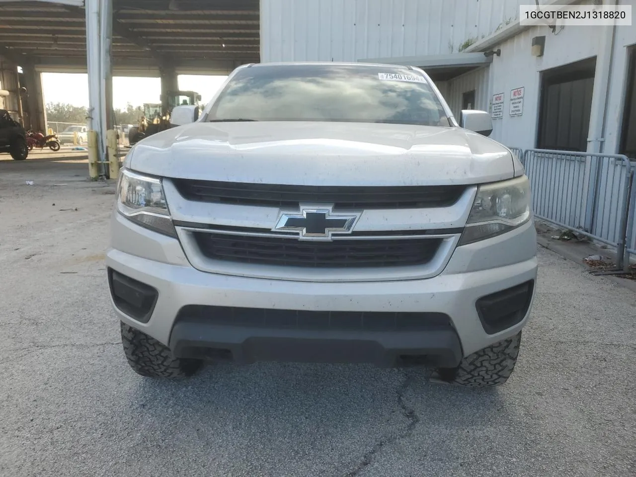 2018 Chevrolet Colorado VIN: 1GCGTBEN2J1318820 Lot: 75401694