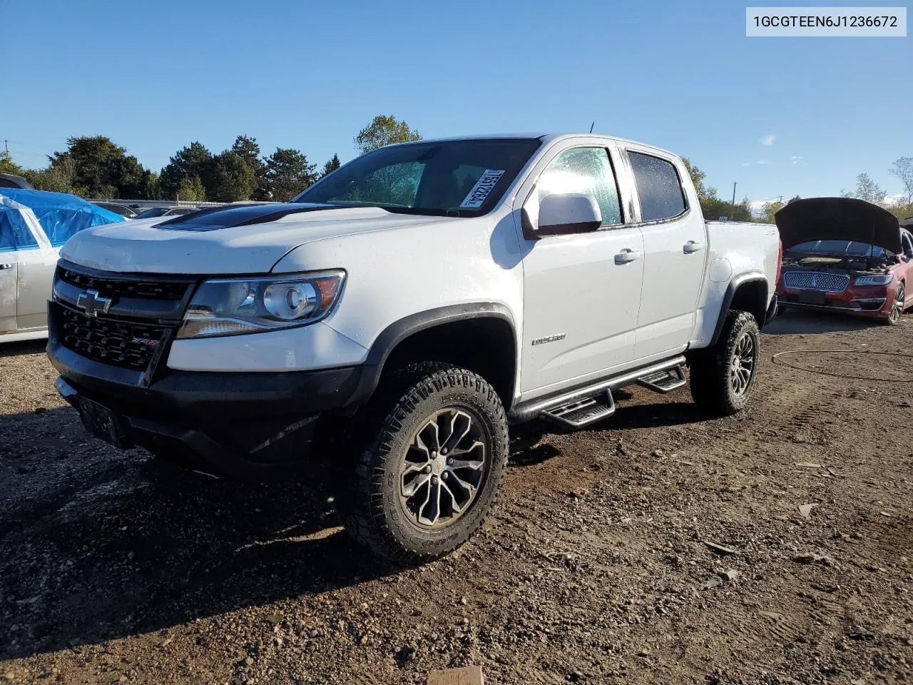 2018 Chevrolet Colorado Zr2 VIN: 1GCGTEEN6J1236672 Lot: 75512264