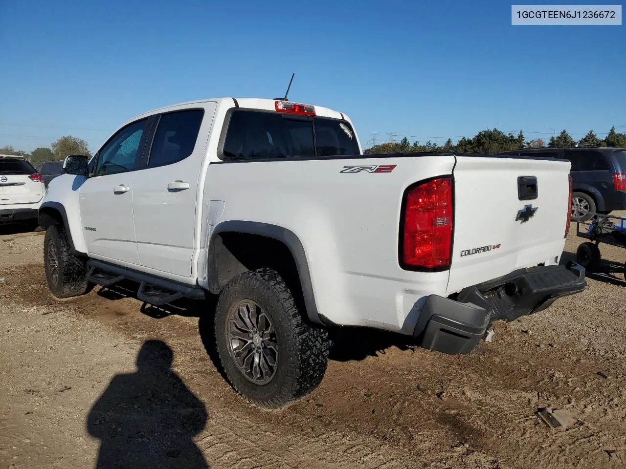 2018 Chevrolet Colorado Zr2 VIN: 1GCGTEEN6J1236672 Lot: 75512264