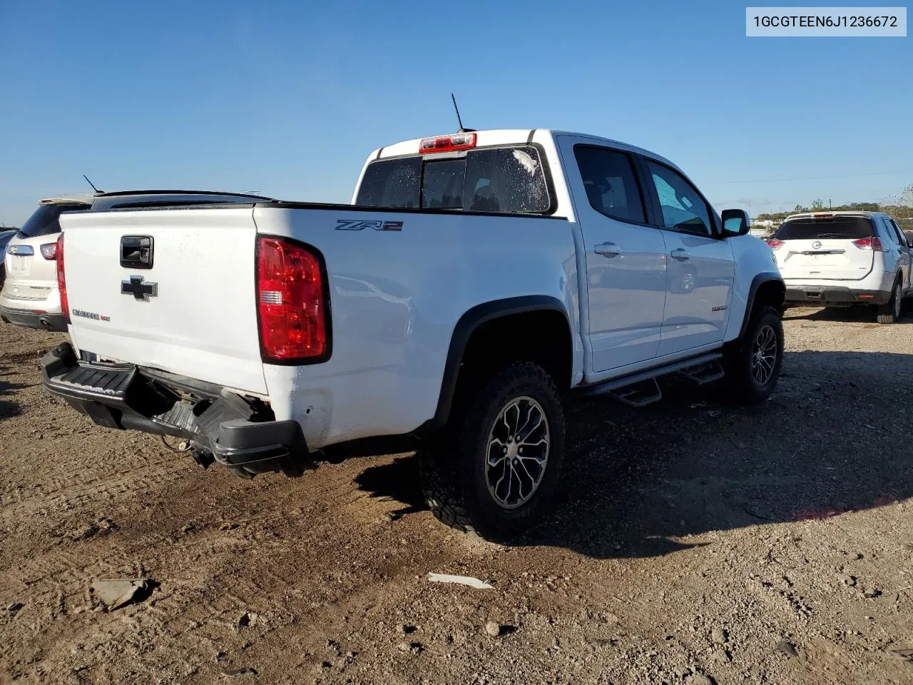 2018 Chevrolet Colorado Zr2 VIN: 1GCGTEEN6J1236672 Lot: 75512264