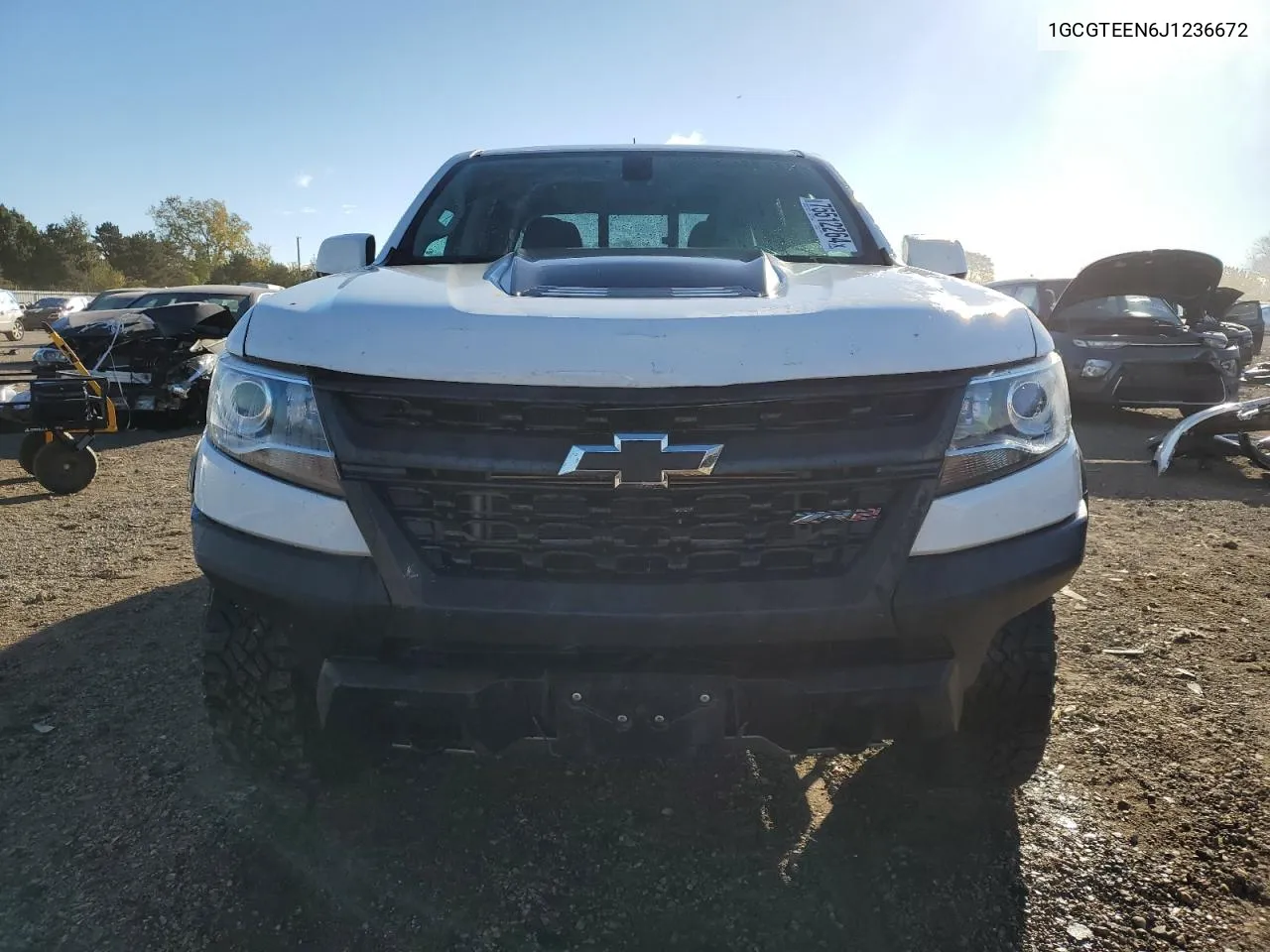 2018 Chevrolet Colorado Zr2 VIN: 1GCGTEEN6J1236672 Lot: 75512264