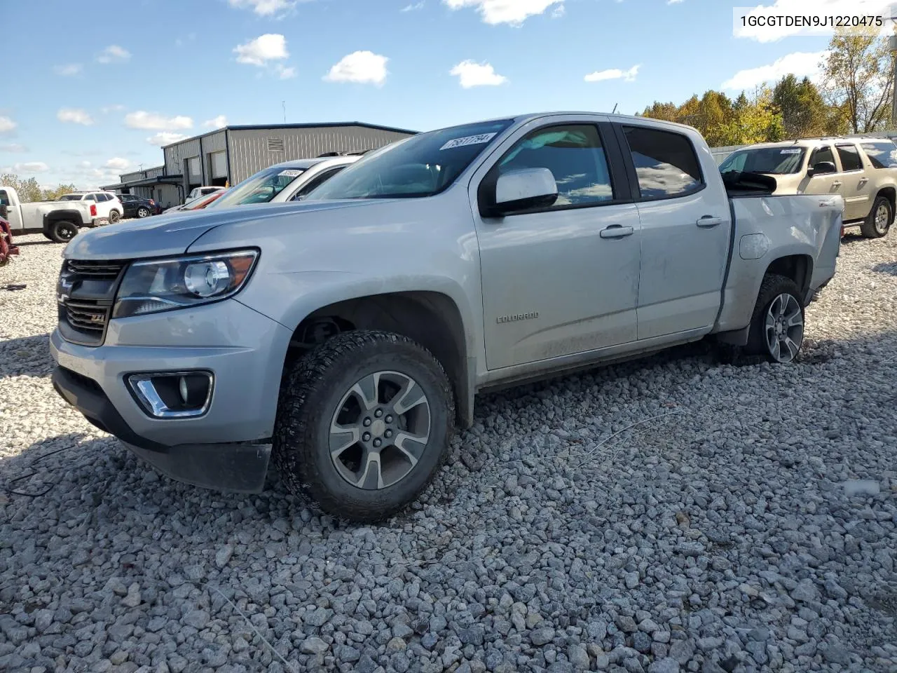 2018 Chevrolet Colorado Z71 VIN: 1GCGTDEN9J1220475 Lot: 75617794