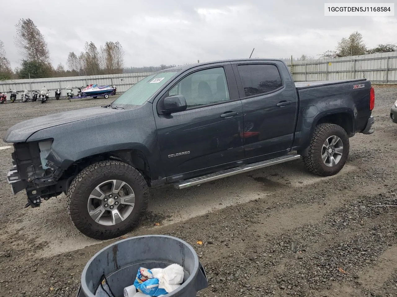 2018 Chevrolet Colorado Z71 VIN: 1GCGTDEN5J1168584 Lot: 75629654