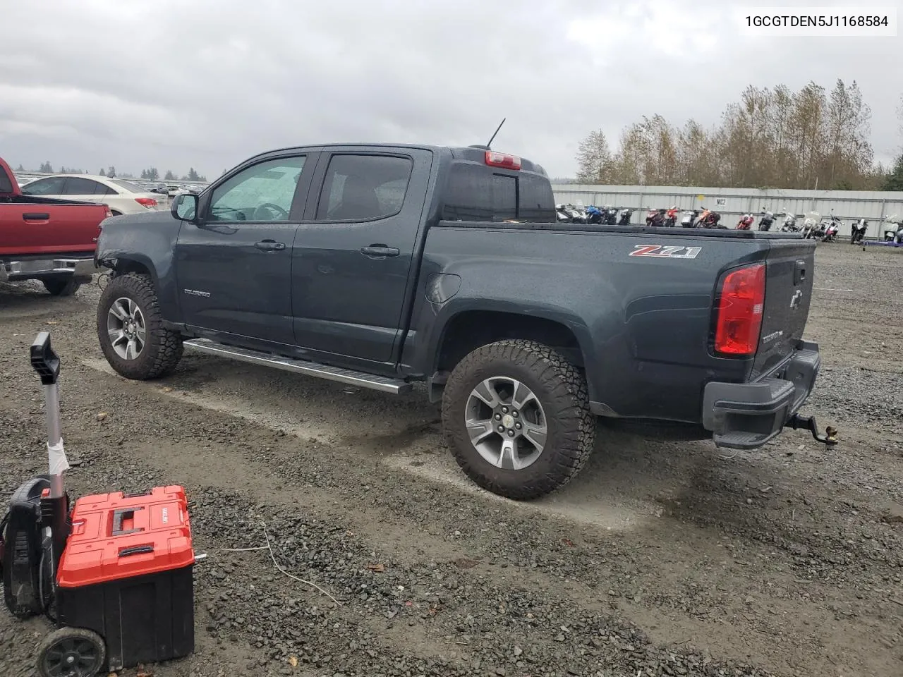 2018 Chevrolet Colorado Z71 VIN: 1GCGTDEN5J1168584 Lot: 75629654