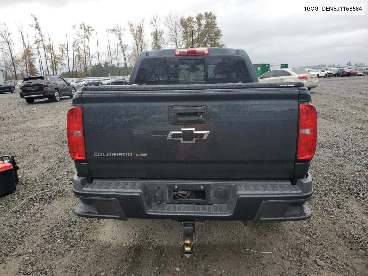 2018 Chevrolet Colorado Z71 VIN: 1GCGTDEN5J1168584 Lot: 75629654