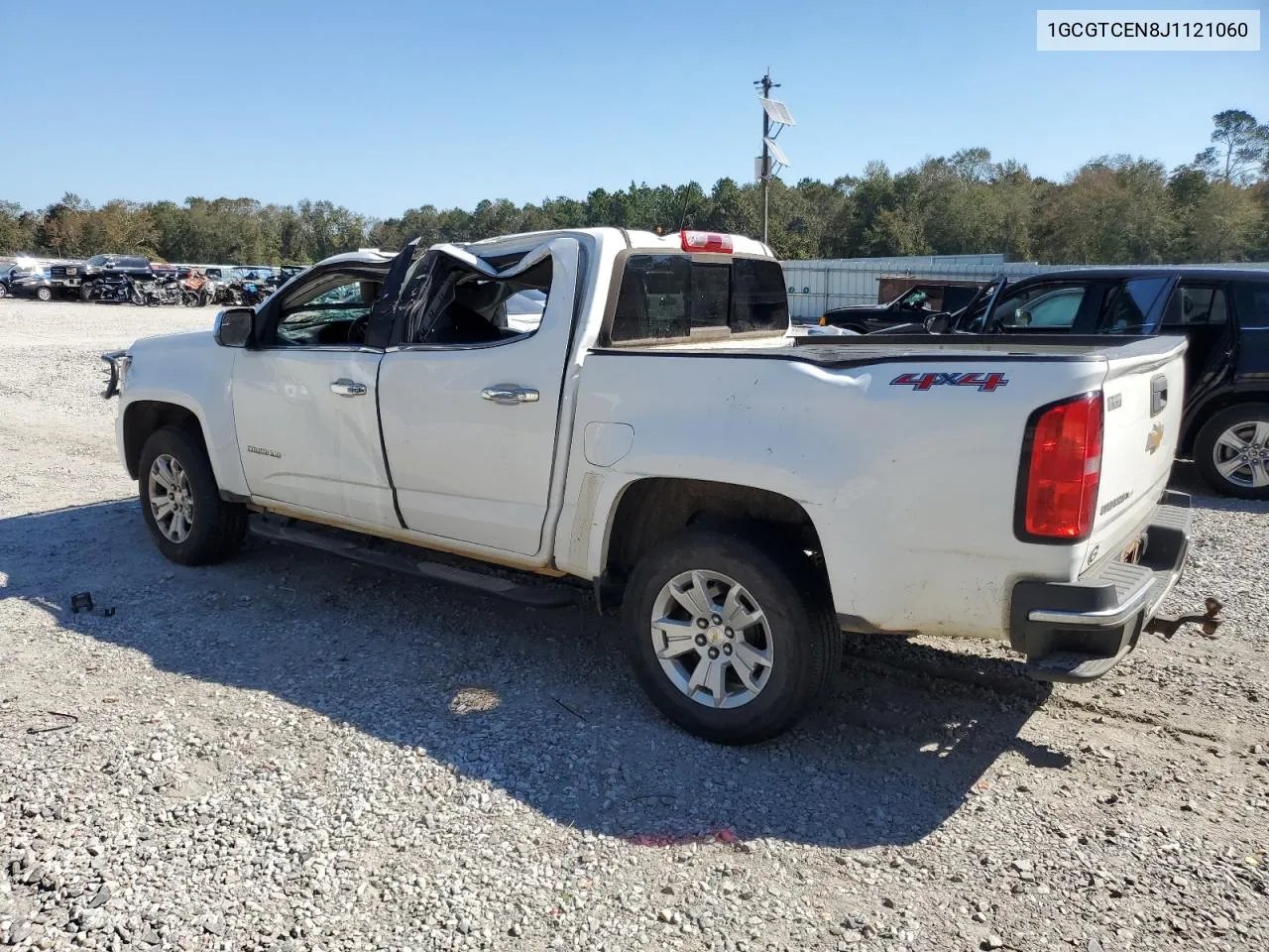 2018 Chevrolet Colorado Lt VIN: 1GCGTCEN8J1121060 Lot: 75643034