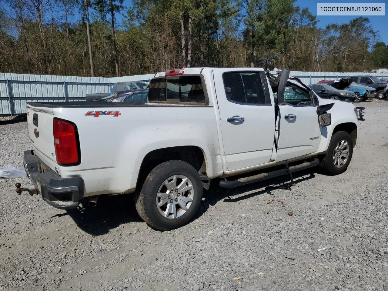 2018 Chevrolet Colorado Lt VIN: 1GCGTCEN8J1121060 Lot: 75643034