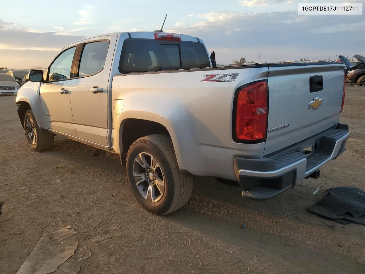 2018 Chevrolet Colorado Z71 VIN: 1GCPTDE17J1112711 Lot: 75660644