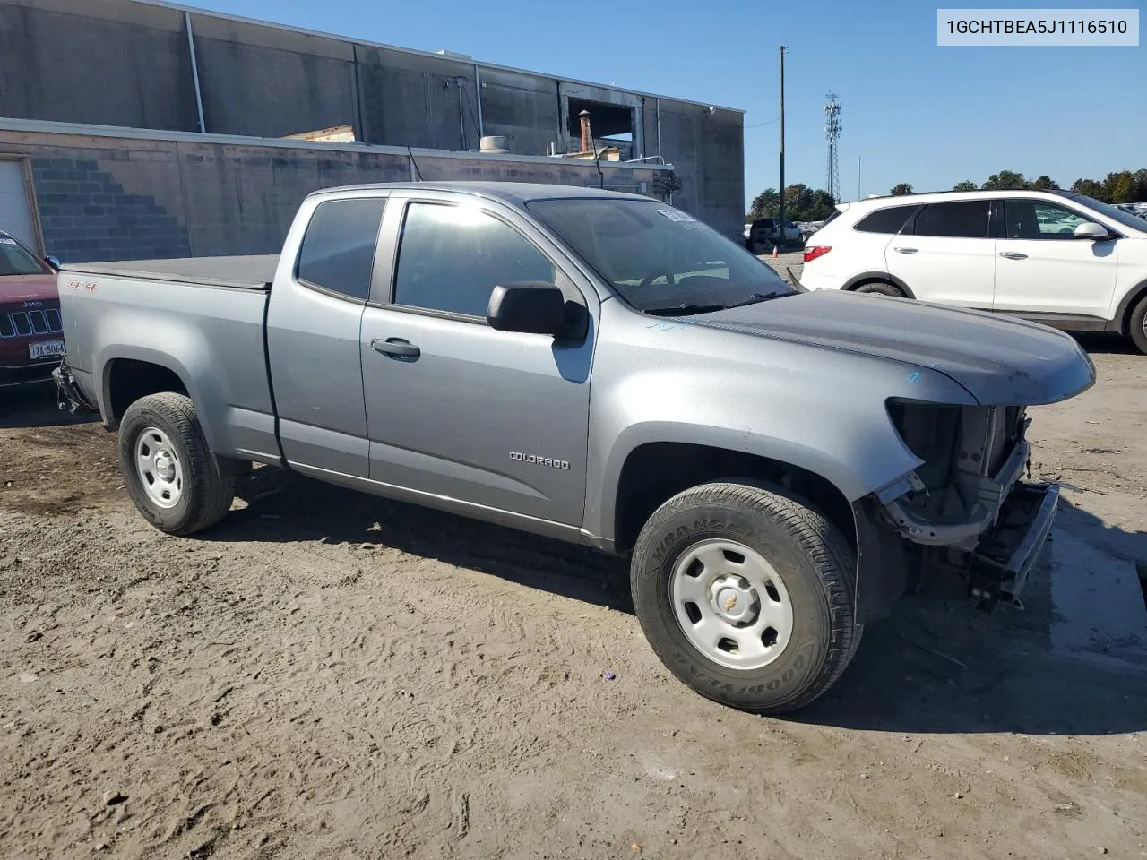 2018 Chevrolet Colorado VIN: 1GCHTBEA5J1116510 Lot: 75718634