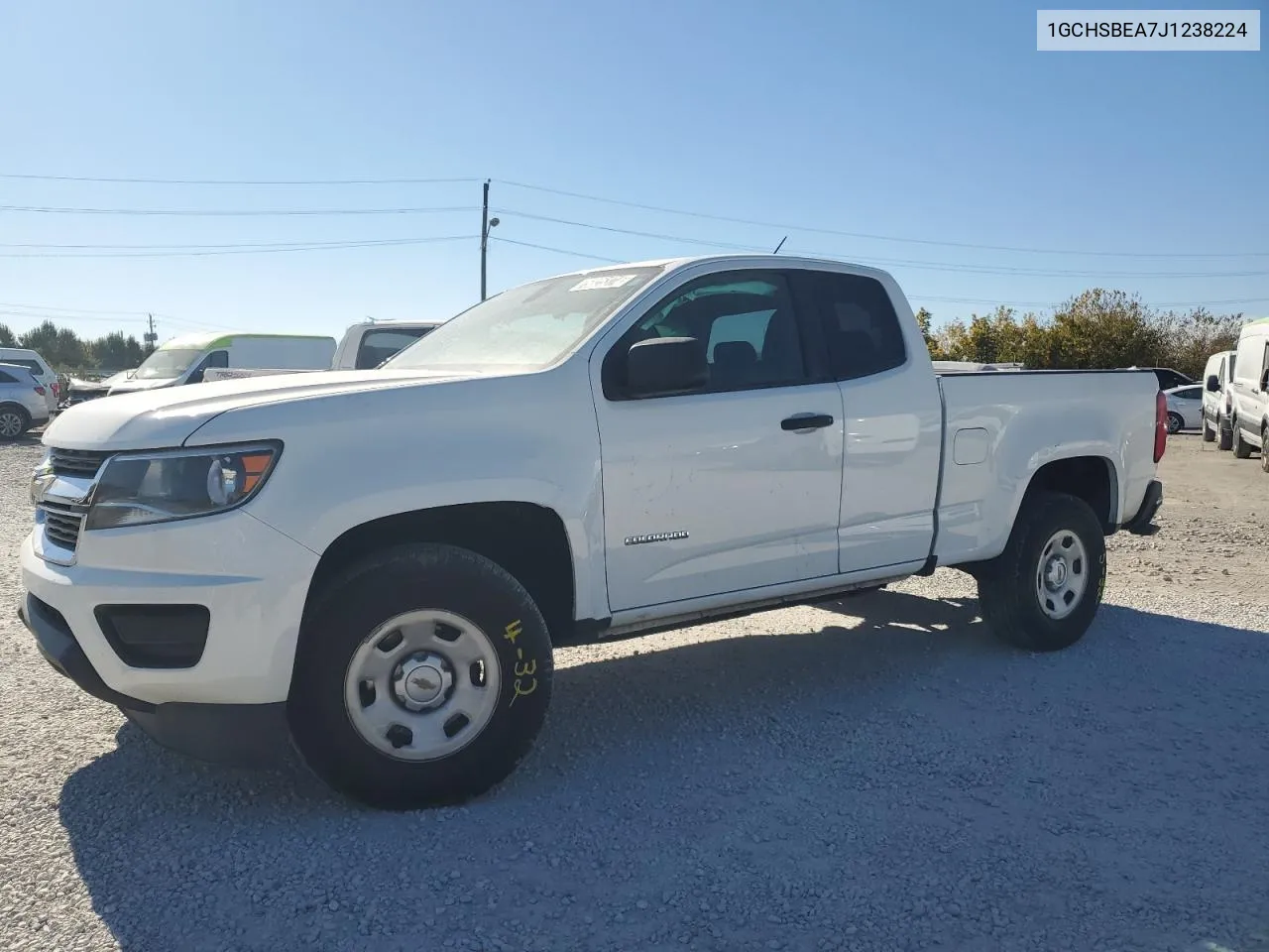 2018 Chevrolet Colorado VIN: 1GCHSBEA7J1238224 Lot: 75825374