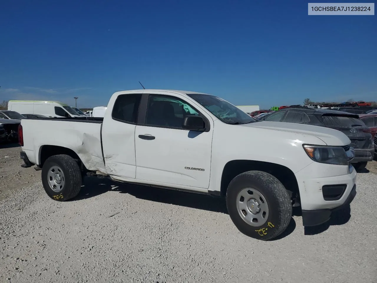 2018 Chevrolet Colorado VIN: 1GCHSBEA7J1238224 Lot: 75825374